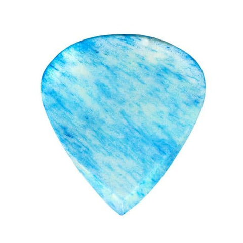Timber Tones Jazzy Tones  Turquoise Buffalo Bone 1 Guitar Pick