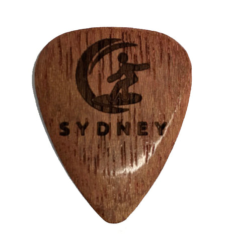 Timber Tones Sydney Surf Almondwood 1 Guitar Pick