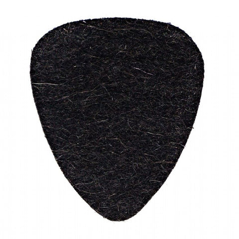 Timber Tones Felt Tones Black Wool 1 Guitar Pick