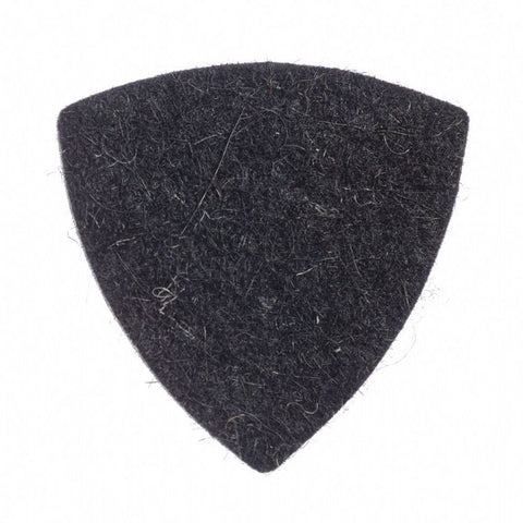 Timber Tones Felt Tones Gypsy Black Wool Felt 1 Ukulele / Bass Guitar Pick