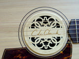 LuteHole Soundhole Cover - Cole Clark branded in Maple for FL Guitar & LL Mini Guitar.