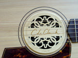 LuteHole Soundhole Cover - Cole Clark branded in Maple for FL Guitar, LL Mini Guitar, Studio Recording & Studio Guitars