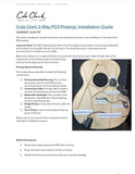 Cole Clark Complete PG3 Preamp System - Strip Piezo