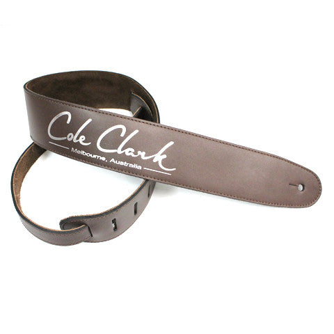 Strap - Leather - Saddle Brown with Silver or Gold Lettering
