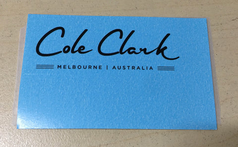 Cole Clark Decal in Black
