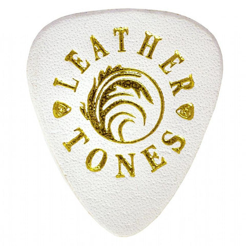 Timber Tones Leather Tones White 1 Guitar Pick