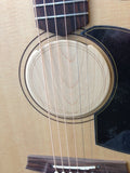 LuteHole Soundhole Cover - Solid design in Maple for Cole Clark FL Guitar & LL Mini Guitar.